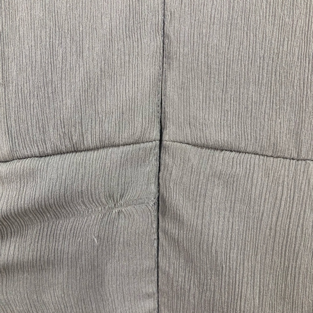 J. Crew Grey Silk Zip Up Dress Size 0 - Picture 7 of 8